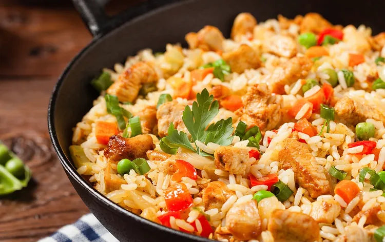 Chicken Fried Rice with Spicy PYNK Salt – Quick and Easy Chinese-Inspired Dinner