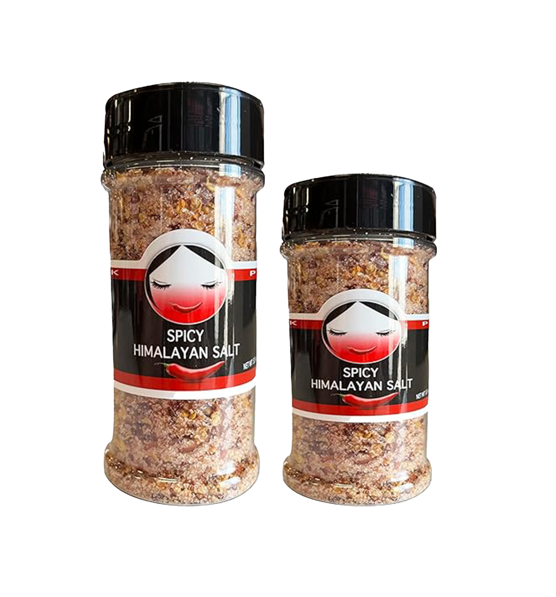 Spicy Himalayan Salt infused Chili Pepper, Shaker Jar 2pack